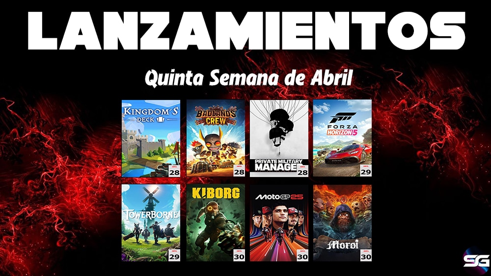 Lanzamientos 5ª Semana Abril 