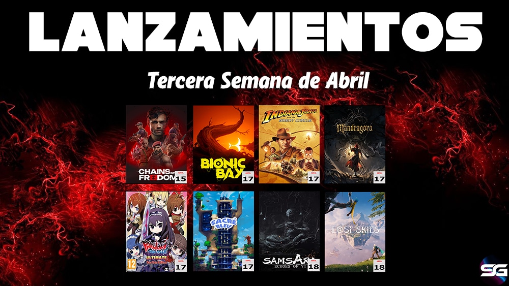 Lanzamientos 3ª Semana Abril 