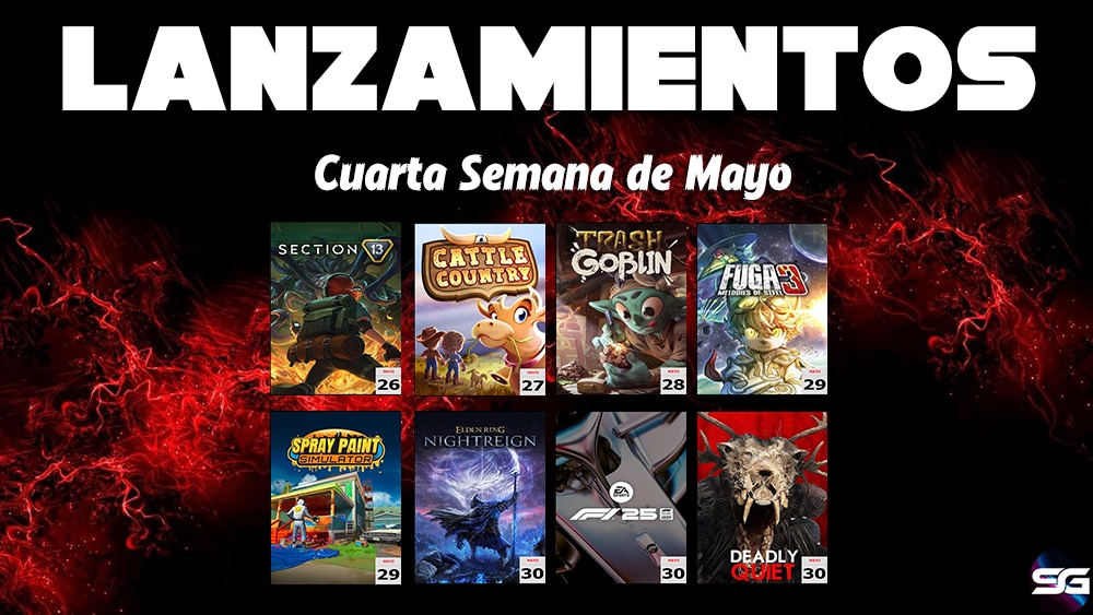Lanzamientos 4ª Semana Mayo 