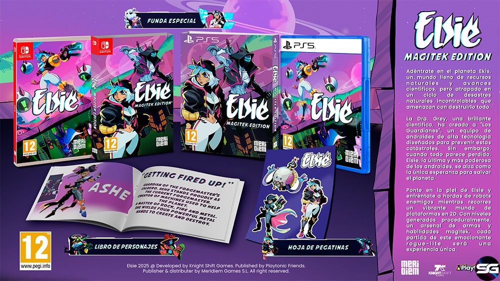 Meridiem confirma el lanzamiento en julio de la edición física de Elsie Magitek Edition   