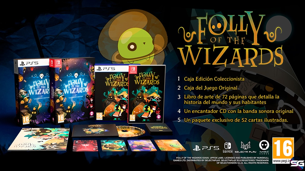 ¡El caótico roguelike Folly The Wizards llega en físico a España!     