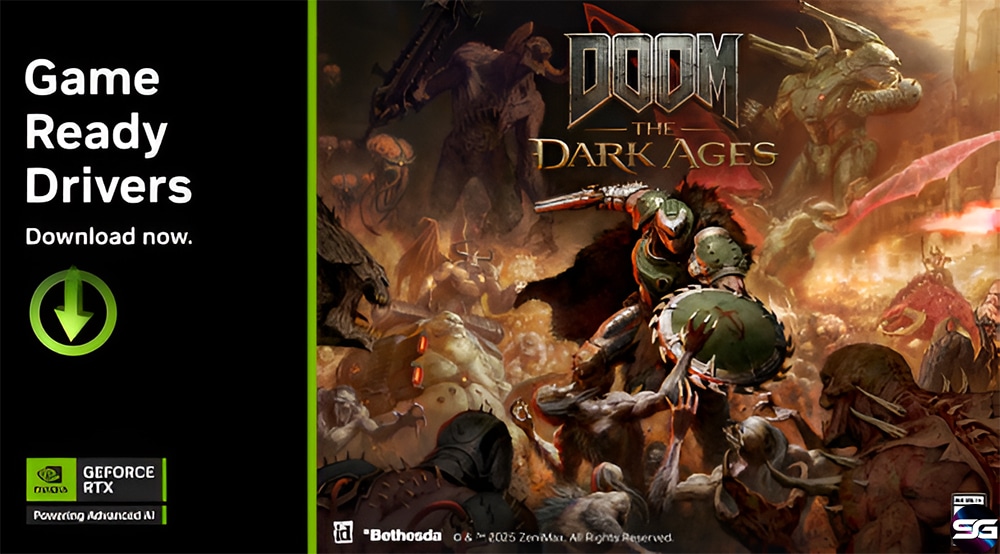 NVIDIA lanza los controladores para DOOM: The Dark Ages y más juegos con DLSS  