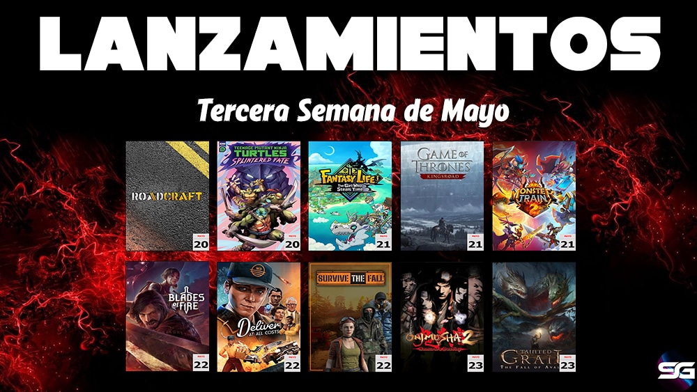 Lanzamientos 3ª Semana Mayo 