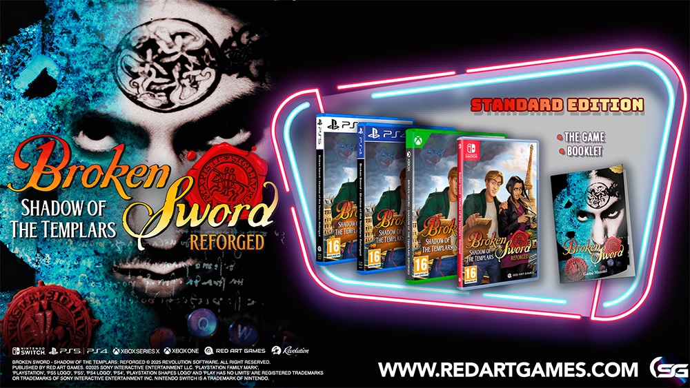 Broken Sword – La Leyenda de los Templarios: Reforged llegará en formato físico para consolas     