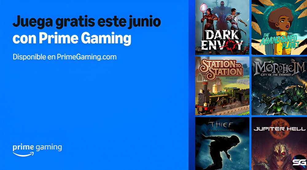 Actualización de contenidos de junio de Prime Gaming 