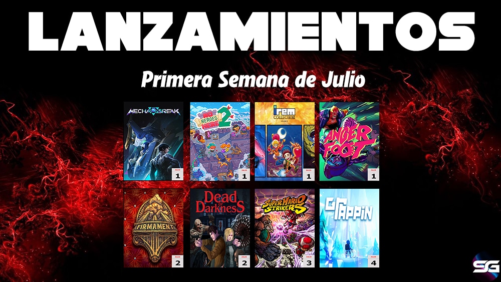 Lanzamientos 1ª Semana Julio 