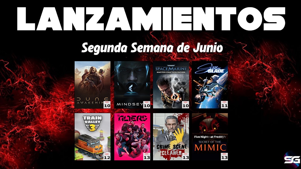 Lanzamientos 2ª Semana Junio 
