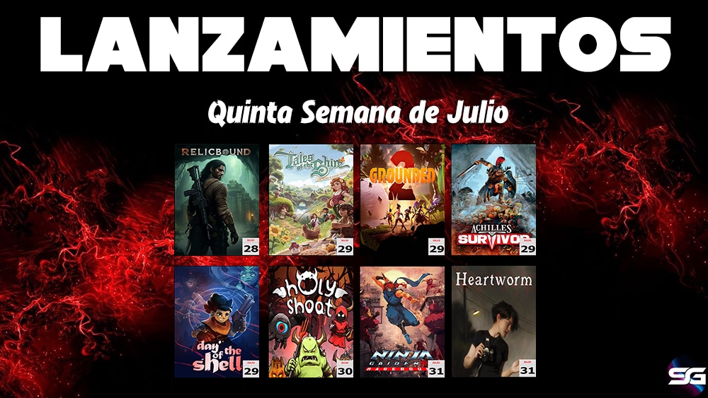 Lanzamientos 5ª Semana Julio 