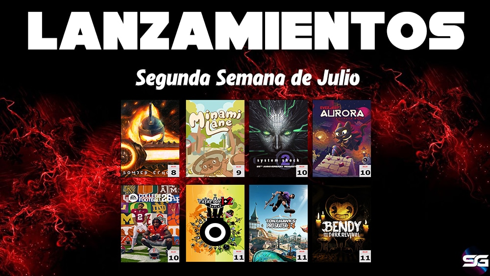 Lanzamientos 2ª Semana Julio 