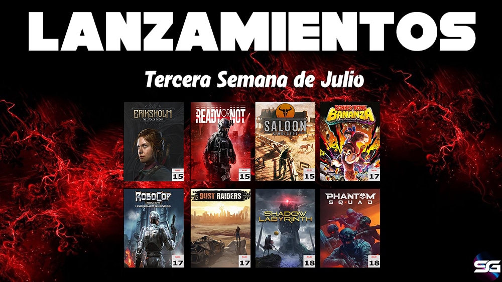 Lanzamientos 3ª Semana Julio 