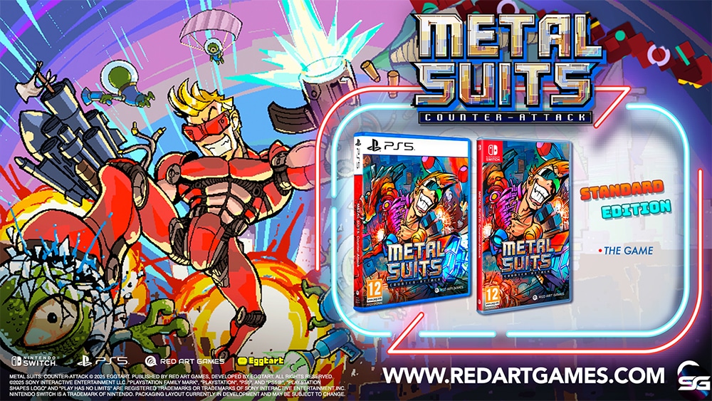 MetalSuits Counter Attack llegará en formato físico para PlayStation 5 y Nintendo Switch   